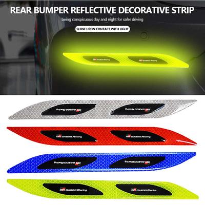 Car Door Sticker Safety Warning Reflector Sticker Reflective Strip Auto Exterior Accessories For Yaris Corolla Rav4 CHR