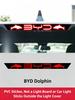 For BYD Dolphin 2021-2025 High Mounted Brake Light Sticker Rear Tail Light Sticker Car Film Exterior Decoration Accessories