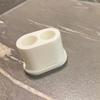 1 Stück Kunststoff Badezimmer Arbeitsplatten-Organizer Zahnbürstenkopf-Mini-Aufbewahrungsbox Zahnbürstenkopfhalter