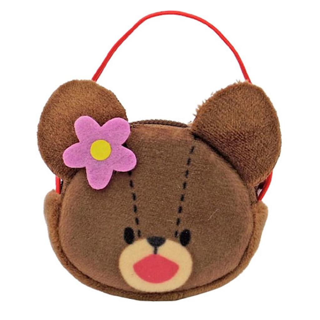 Nakajima Corporation Die Bärenschule Plüschtier-Tasche (Sortiert) 215741-25 H7.5 x B7.5 x T2.6cm