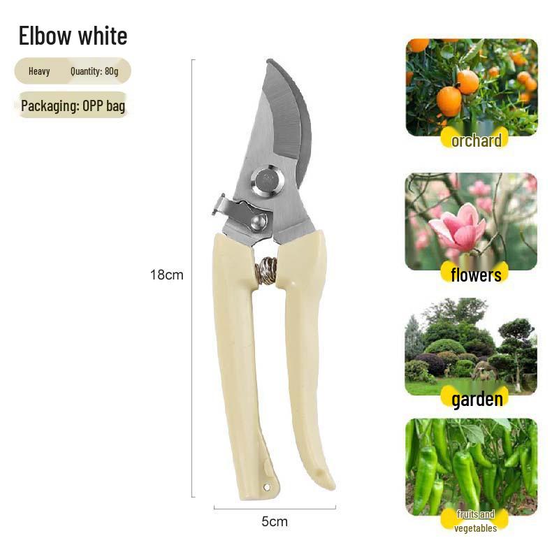 Stainless Steel Folding Pruning Shears for Tree, Flower & Fruit Branches