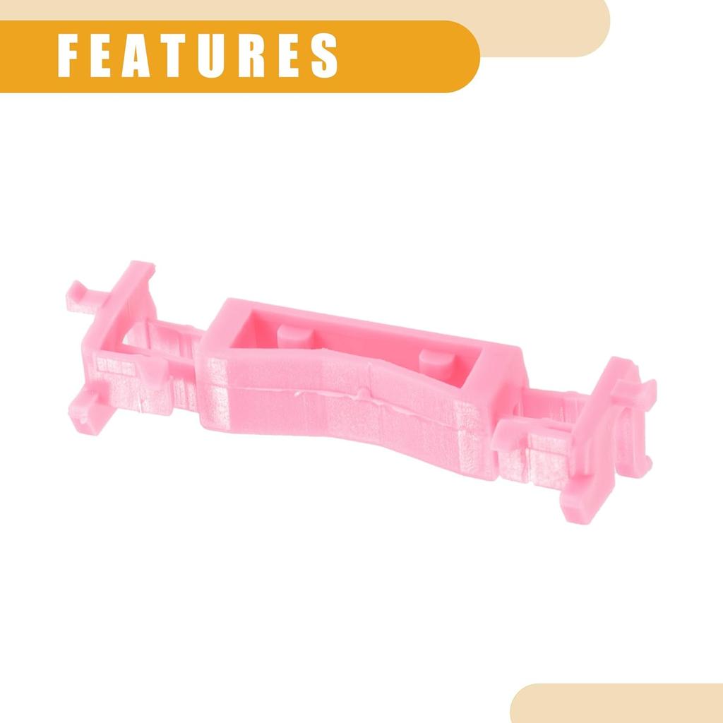 Klipsy zatrzymujące kapanie nr 7403A143/7403A289 - Klipsy mocujące do dachu samochodu - do Mitsubishi Outlander 2013-2023 Plastikowe Różowe - 10 szt.