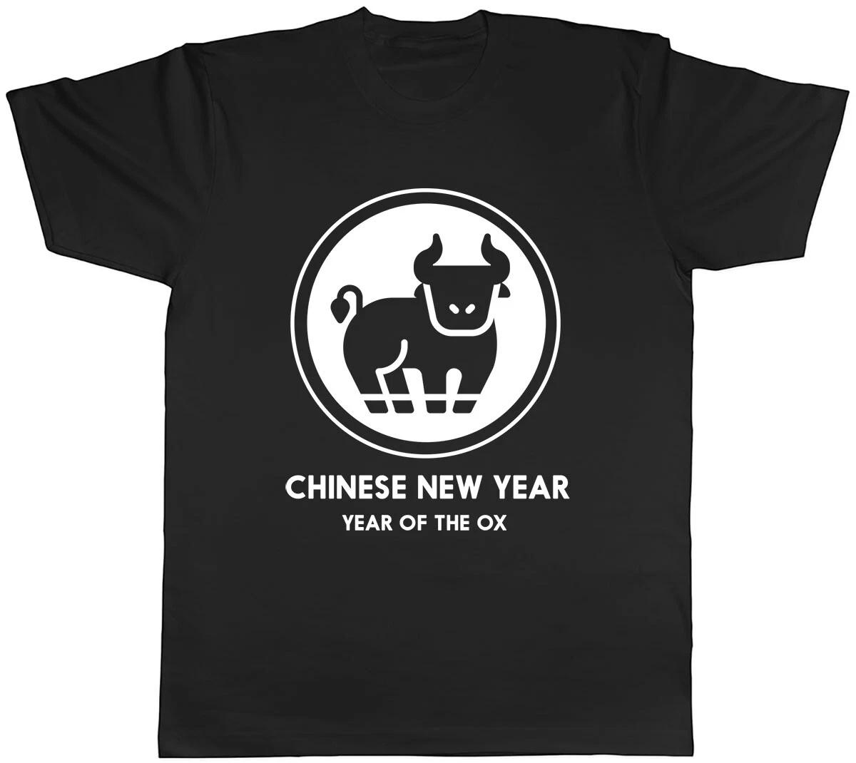 Chinese New Year of OX 2021 Mens Unisex T-Shirt Tee XXXL