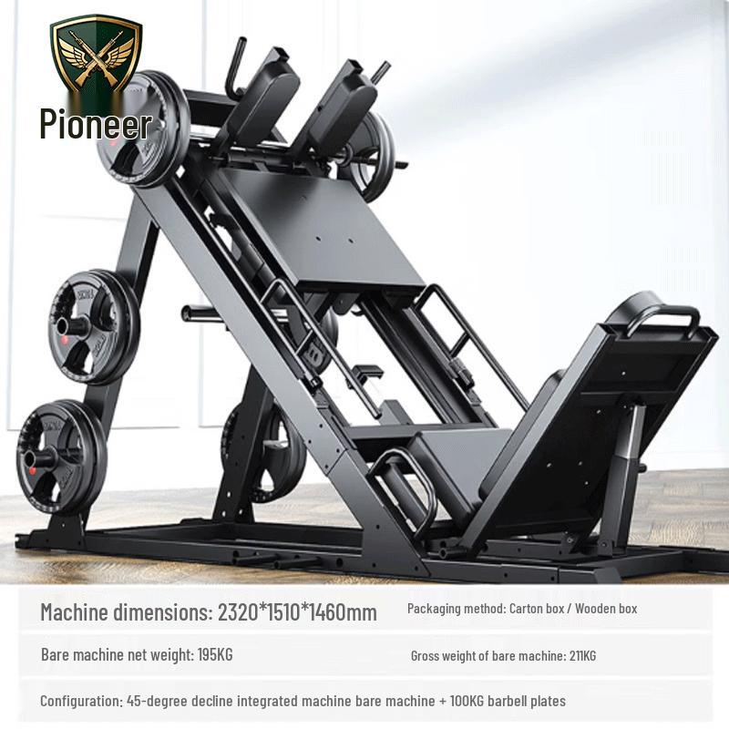TOPAZER Leg Press & Squat Training Machine