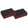 A84E-6Pcs Tool Box Foam,Foam Inserts For Cases,Tool Box Liner Polyethylene Tool Foam Sheets,Organizer And Storage Tool Shadow