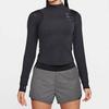 Nike Logo Running Long Sleeve Breathable Slim Fit T-Shirt Women Tops Black FB7808-010