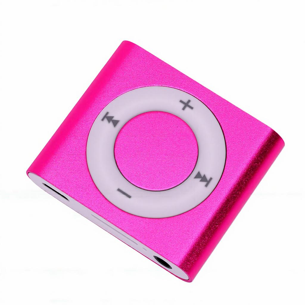 Portable MP3 Player HiFi Sound Built In Speaker Metal Body Rechargeable Music Player for Students Support Earphones