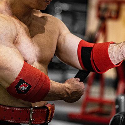 1PC PSII Premium chrániče loktů Zavinování popruhu na loket Bandáž Ortéza Podpora Gym Fitness Sportovní chránič pro vzpírání Bench Press