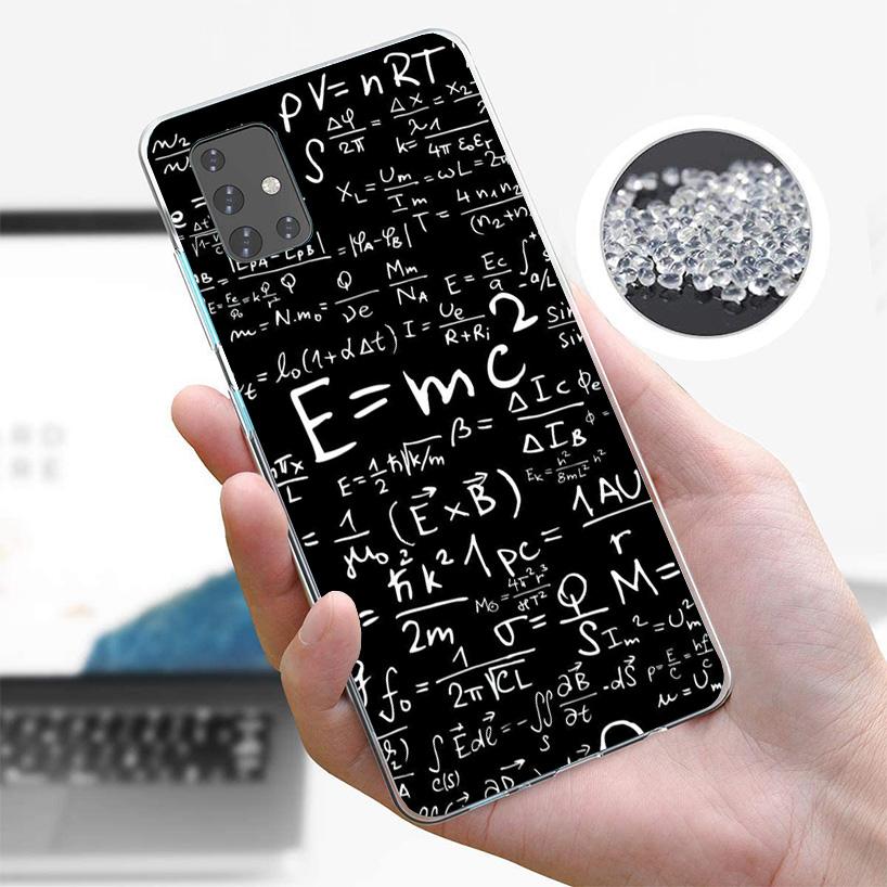 Physics Chemical Mathematics Phone Case For Samsung Galaxy A52 A32 A22 A12 A51 A31 A50S A30S A20S A10S Note 20 Ultra 10 Plus S10
