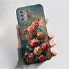 Custodia per Telefono Stampata Per Nokia G42/Nokia G310 5G/Nokia G60 5G/Nokia G100 Cover Guscio Morbido in Silicone Nero Custodie Carine con Fiori e Cartoni Animati