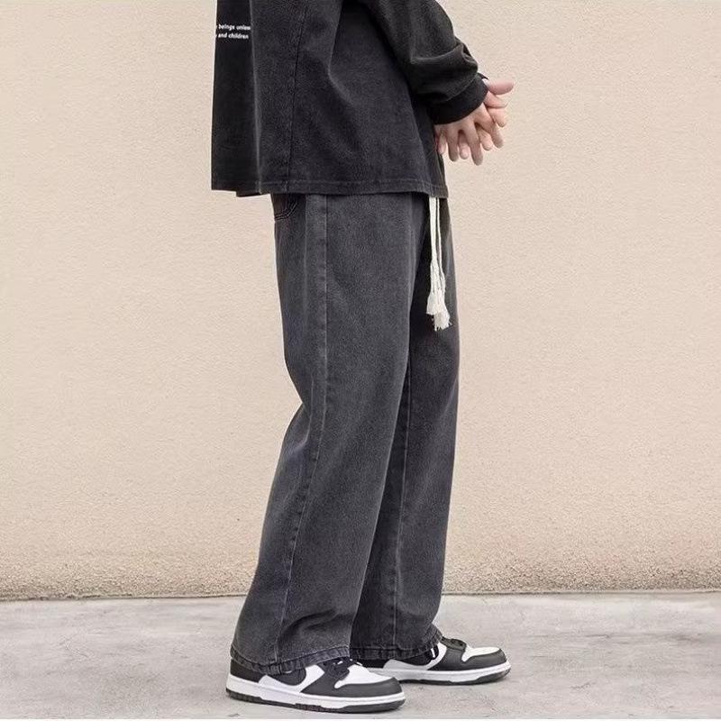 Men's Spring/Autumn Denim Suit: 2025 New Lapel Jacket & Shirt Set for Students