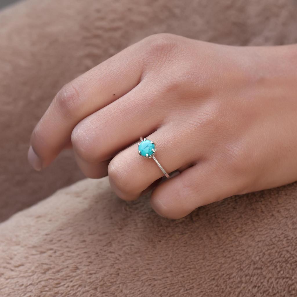 Turquoise Jewelry Set, 925 Sterling Silver, Dainty Jewelry, Gift For Her, Women Jewelry