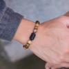 Twelve Zodiac Signs Beaded Bracelet Natural Hematite Tiger Eye Stone Braclet Men Women Buddha Beads Yoga Healing Couple Braslet