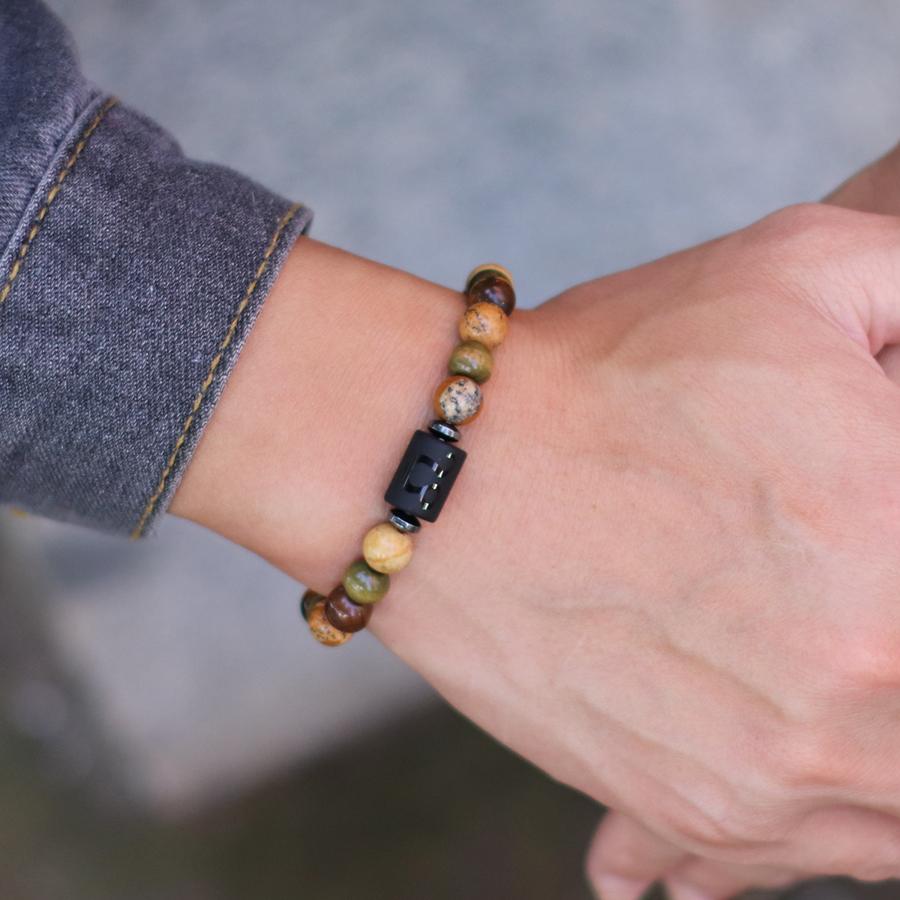 Twelve Zodiac Signs Beaded Bracelet Natural Hematite Tiger Eye Stone Braclet Men Women Buddha Beads Yoga Healing Couple Braslet