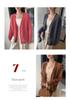 Soft V-neck Loose Wool & Cashmere Sweater Coat