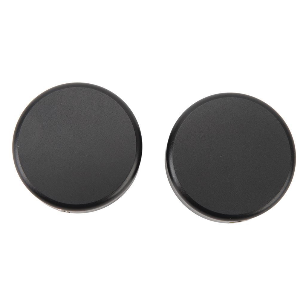 2Pcs Front Fork Stem Cover Durable Delicate Look Upper Fork Stem Cover Axle Nut Cap for CMX 250 300 500 Black