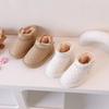 Baby snow boots, winter fleece-lined and thickened, cotton shoes for toddlers, infant warm shoes, walking shoes, cotton boots for boys and girls