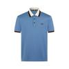 Brand Logo Striped Contrasting Spring and Summer Casual and Comfortable Men's Short Sleeved Polo Shirt