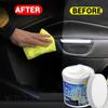 150G Plastic Part Black Renovator - Interior Maintenance Tool, Quick Repair for Car Seats, Dashboard, Tires, with Sponge, Easy O