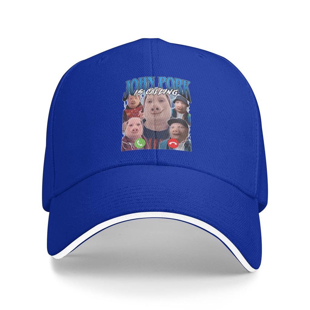 John Pork Is Calling Answer Call Phone Sun Baseball Cap  Spring Classic Hip Hop Hats For Unisex Women Hiking Fishing Snapback Cap