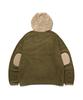 Discus Athletic Pocket Fleece Anorak Hoodie Khaki