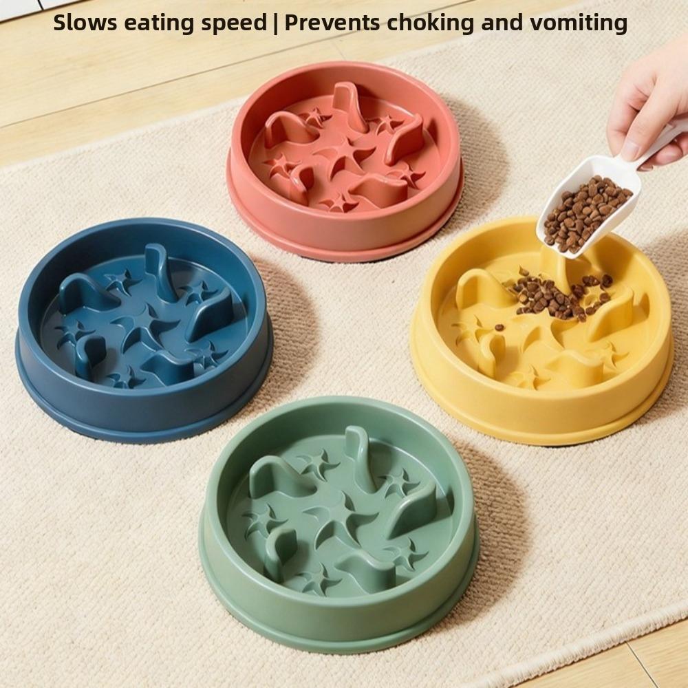 Prevent Choking Slow Eating Dog Bowl PP Material Pet Puzzle Feeder Pet Feeding Bowl  for Dog Cat