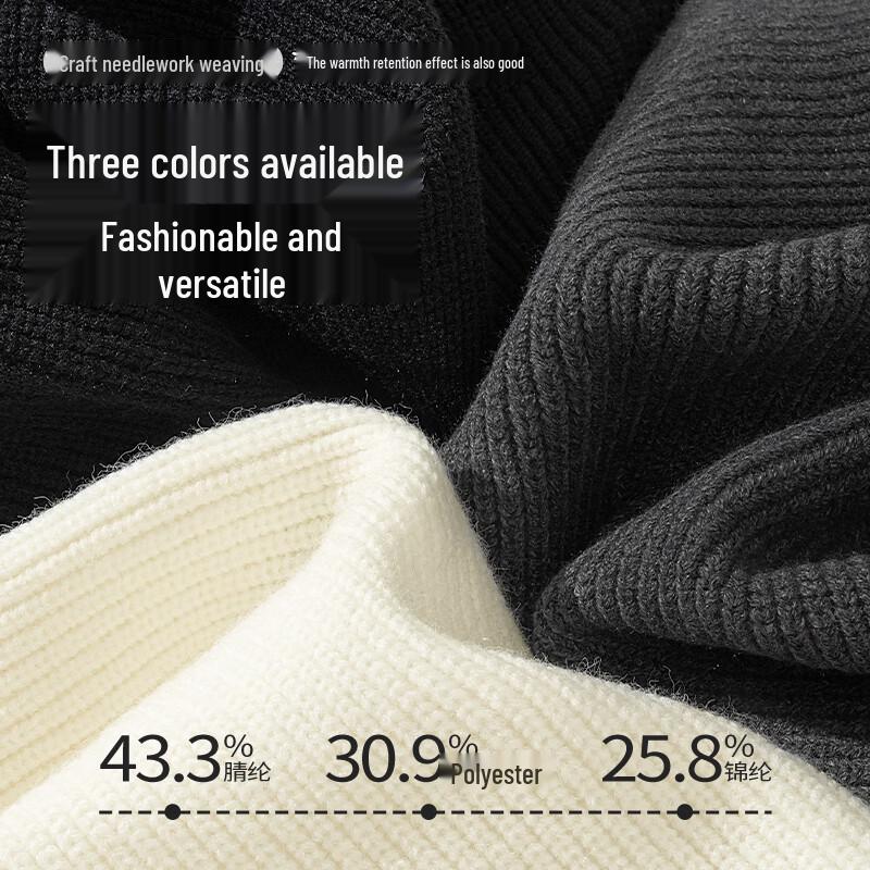 VANCL Men's Half-Zip Stand-Up Collar Knit Sweater