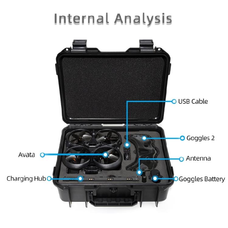 For Avata Drone Hard for Shell Box Travel Carrying for Case Pouch Portable Suitc