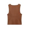 2025 Spring V-Neck Sleeveless Vest Top + A-Line Midi Skirt: European & American Style