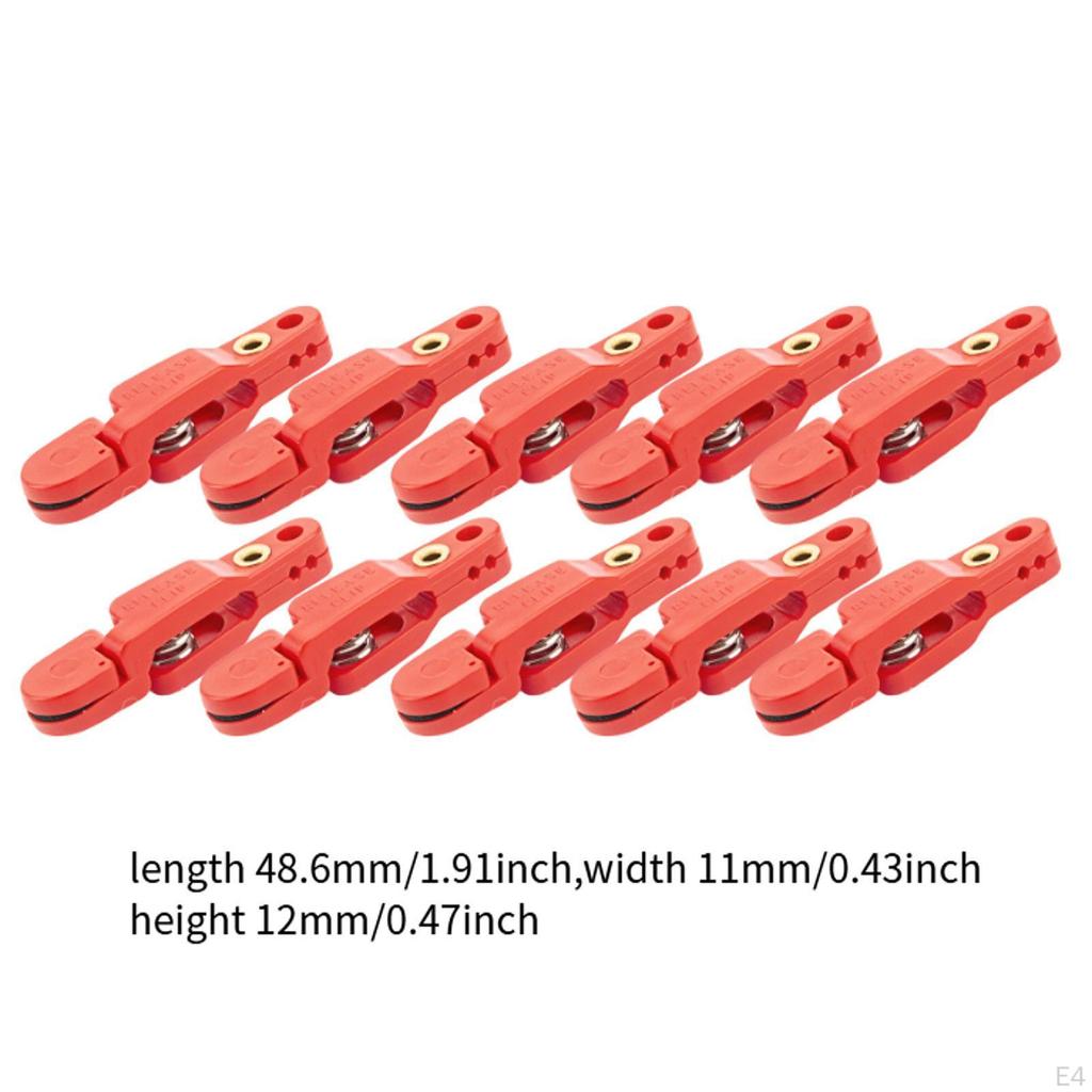 10 Downrigger Release Clips, Quick Line Clips for Planing Board, Trolling Fishing