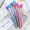 1PCS Creative Diamond Ball Pen 0.5mm Blue Ballpoint Pen