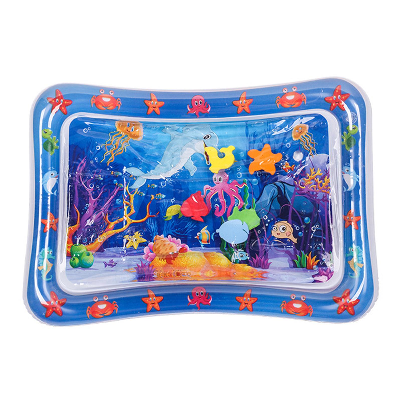 

Надувной коврик для игры в воду с изображением морских животных Интерактивный игровой коврик для игры на открытом воздухе