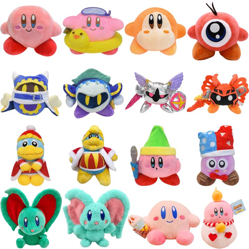 Kawaii Stern Kirby Waddle Dee König Dedede Weiches Plüschtier Niedlicher König Dedede Magolor Meta Galacta Morpho Ritter Elfilin Plüschpuppe