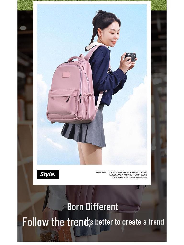 Trendy Japanese Korean Style Large Capacity School Backpack for Teens