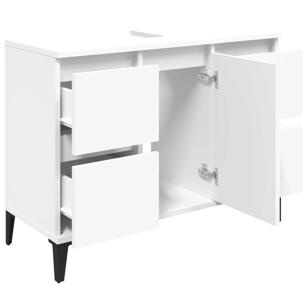 Vidaxl Under-Sink Cabinet, White, 80X33X60 Cm