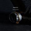 Ring Men's Tide Advanced Sense Index Finger Female Couple Ring Niche Design Titanium Steel Does Not Fade