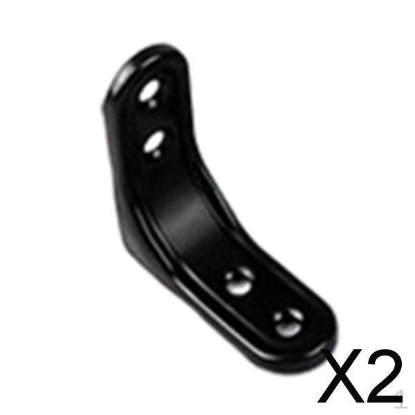 

2x Сверхпрочные кронштейны для полок, настенные полки, L-образные кронштейны, черные, 2 дюйма, 2 дюйма, 2 шт.