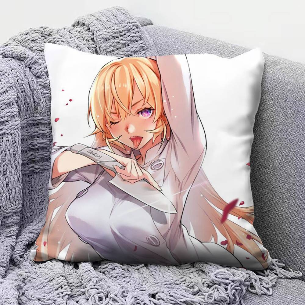 Food Wars Shokugeki no Soma Anime Home Sofa Cushion Covers and Aecorative Custom Pillow Covers