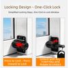 Aluminum Alloy Window Security Lock Fixed Buckle Child Safety Protection Lock  Sliding Door