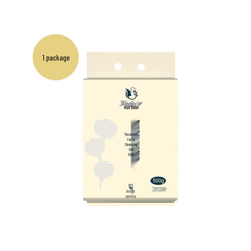 Yadisi Soft Lint-Free Disposable Facial Towels - Wet & Dry Use, Large Pack