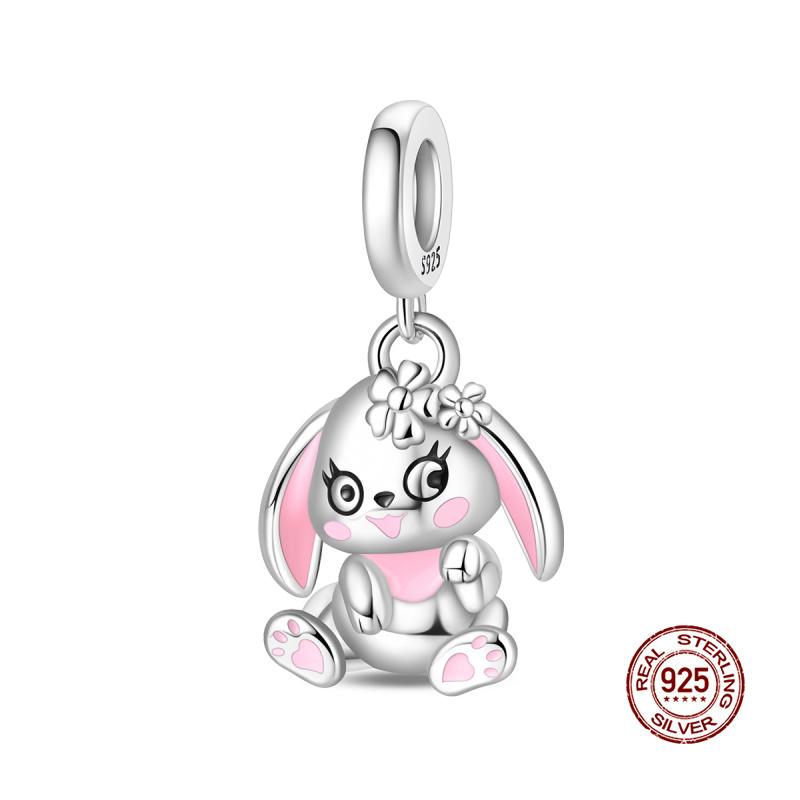 Original Charms Copper Elephant And Cat Charms Beads Fit 3Mm Original Bracelet For Womens Diy Fashion Jewelry Gifts