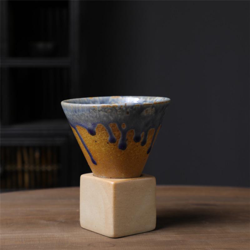 Japanese Pottery Mug Coarse Creative Ceramic Retro Coffee Cup Bestseller In Ins Style