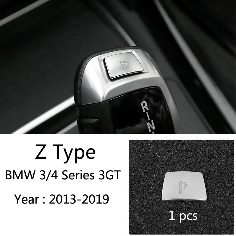 

For BMW 3 4 Series 3GT F30 F31 F32 F34 F36 316li Car Accessories Control Gear Shift Panel Decorative Strip Cover Trim Sticker Z Type LHD