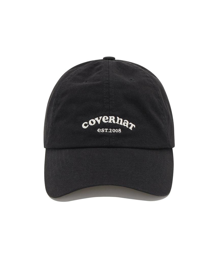COVERNAT WOMAN [Standard Fit] Cloverheart Arch Cooper Logo Ball Cap Black