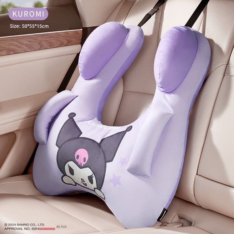 Cute Car Seat Belt Pillow, Kidsren's Rest Neck Pillow, Car Rear Seat Baby Sleeping Pillow, New Style, Removable and Washable