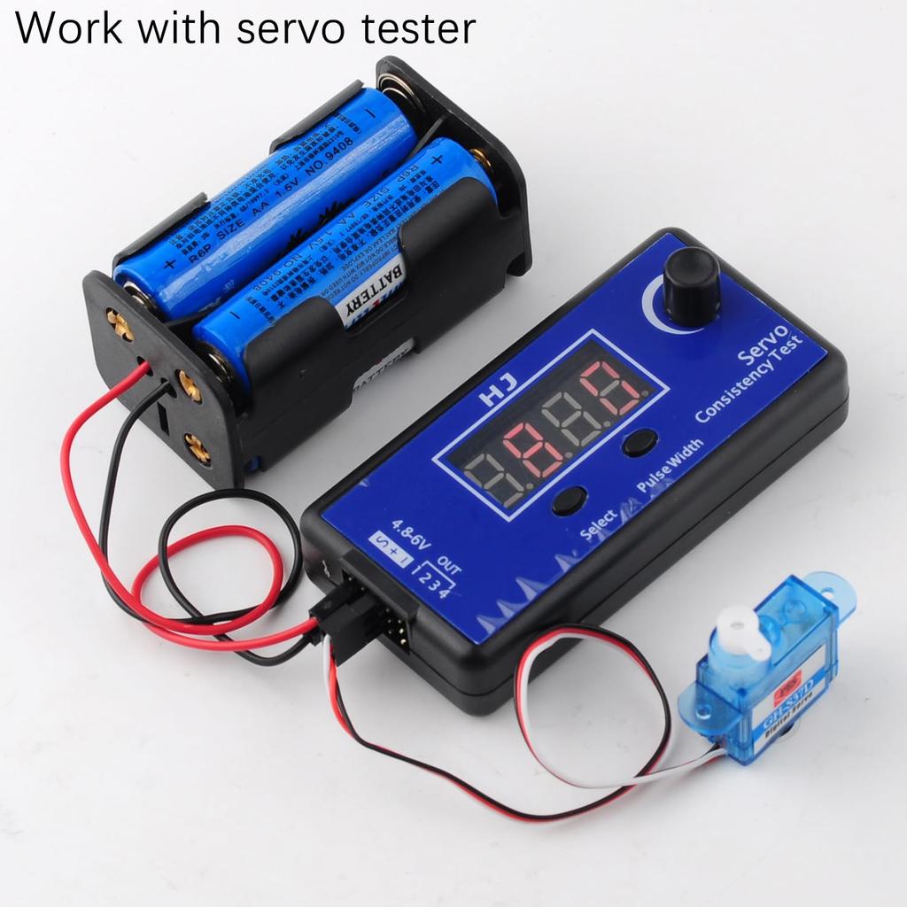 DIYmall 4pcs Super Light 3.7g Micro Servo GH-S37D 0.8kg/cm Coreless Motor Mini Digital Servo Control for RC Airplanes