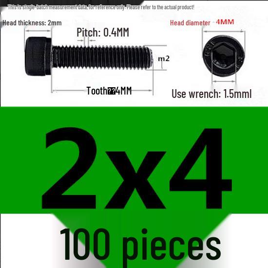 High-Strength Grade 12.9 Internal Hex Head Screws M1.4-M20