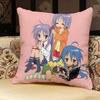 Lucky SStar ANIME Pillow Case Pillowcase Doublesided Printed Sofa Cushion Bedroom Headboard Pillow