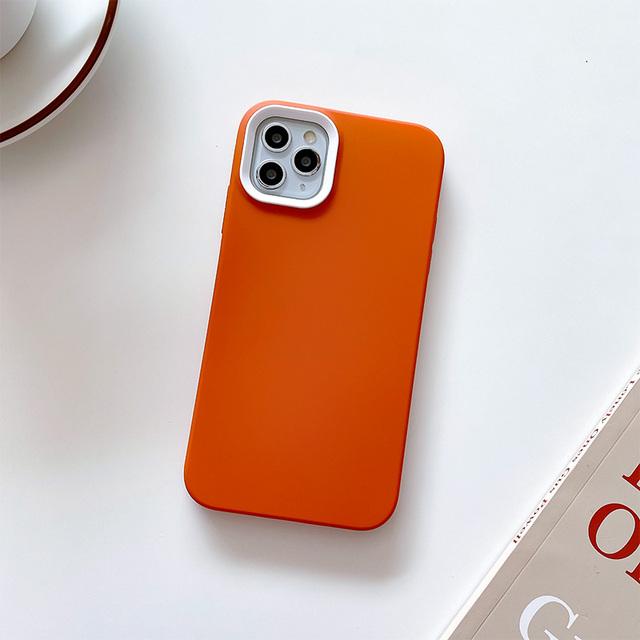 

Сплошной цветной чехол из жидкого силикона для телефона Iphone 13 12 11pro Max Xr Xs Max X 7 8 Plus 2 в 1, бампер ярких цветов, мягкая задняя крышка