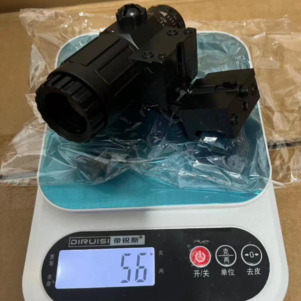 2026 New G33G43 Side-Flip Magnifier, Premium Decor Accessory for 20-22mm Rail Kids' Toy Guns